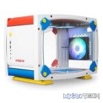 InWin Explorer RGB Modular Tempered Glass Mini-Tower Mini-ITX Case  Justice White - Image 2